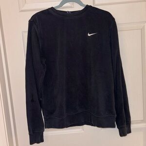 Nike Men's Classic Black Crewneck Sweater